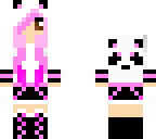 cute pink panda