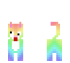 derpy rainbow cat