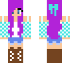 female garroth with purple hair