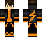 lightning orange hoodie