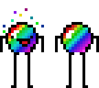 manzana arco iris