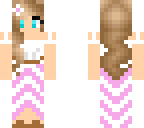 pink chevron dress