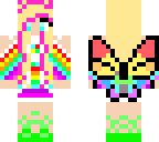 pretty rainbow girl