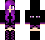 purple enderman girl