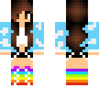 rainbow girl