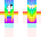 rainbow girl