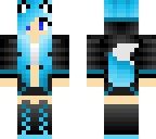 blue fox girl