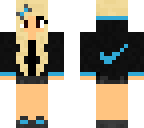 blue nike girl