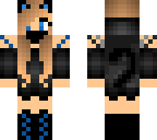 blue ninja cat girl