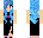 blue purple and black