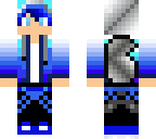 blue wolf or dog boy