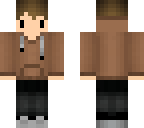 brown hoodie