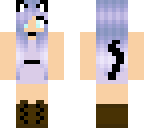 cat girl in fancy dress made for nixxyplayzmc