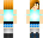cute blue girl