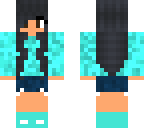 cute blue girl
