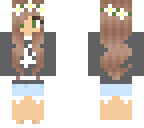 cute brown hair girl