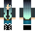edit of blue ombre girl