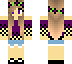 girl  edit black and purple