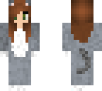 gray cat girl