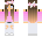 pretty pink flower girl
