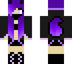 purple wolf girl
