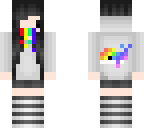 rainbow barf derp girl