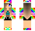 rainbow girl