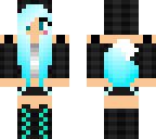 shadow ice fox girl