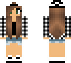 black and white checker girl