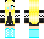 blonde winter girl