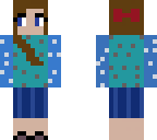 blue cake girl