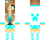 blue crepper girl