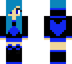 blue gamer girl