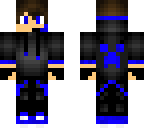 blue gamer skin