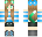 cute blue cat girl