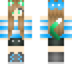 cute blue cat girl