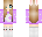 cute bunny girl in pjs fixed