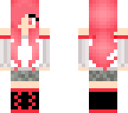 cute pink-haired sweater girl