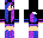 dark cotton candy girl