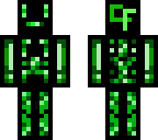 digital green frog