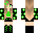 lime green flower cutie