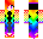 long-haired rainbow girl 