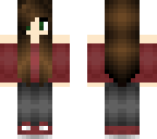 maroon girl jeans