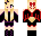 purple and red  angel