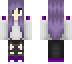 purple hair girl
