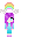 rainbow girl