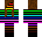 rainbow strips girl