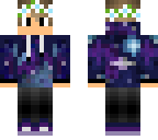 space flower crown boy