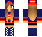 super girl with hat