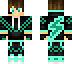 blue military teen skin